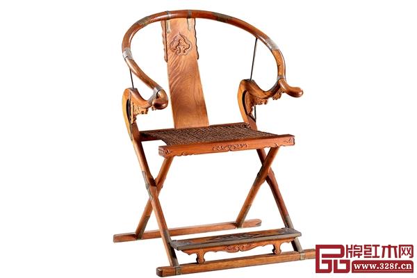 波記家具伍建波大師作品《海南黃花梨交椅》 波記家具伍建波大師作品《海南黃花梨交椅》