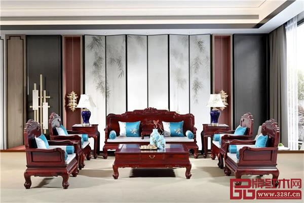 中信紅木——紅酸枝鴻庭沙發 中信紅木——紅酸枝鴻庭沙發