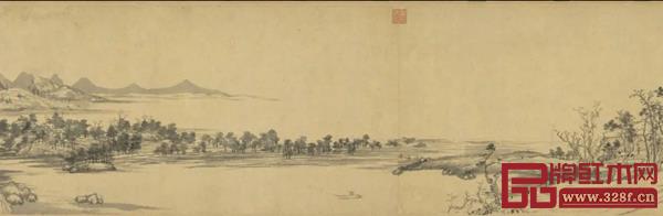 元黃春望《富春山居圖》無用詩卷 圖源網絡