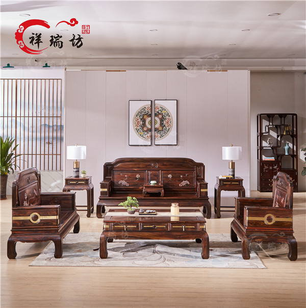 黑酸枝新古典品牌哪家好？祥瑞坊紅木的黑酸枝家具怎么樣？