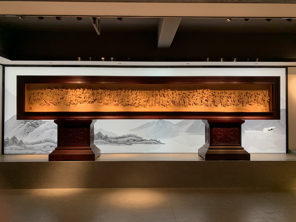 東邦紅木陳杭峰大師作品《水滸一百零八將》正式亮相藝術館