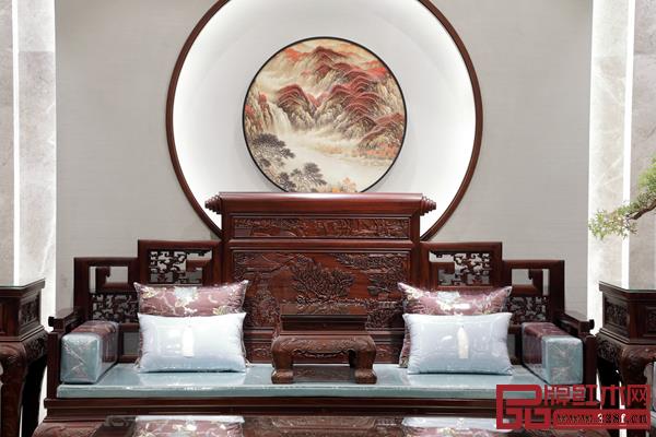 國祥紅木展廳一景 國祥紅木展廳一景
