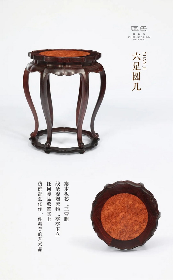 區氏｜六足圓幾
