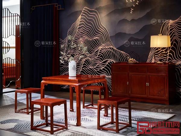 雅宋紅木：0.81米四方臺 / 0.88米八仙桌