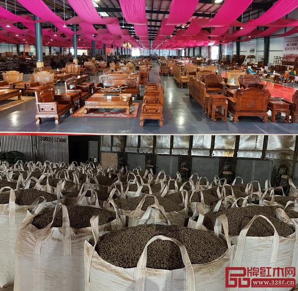 酈泰鴻紅木園完善自身配套設施建設,形成“原材料——生產——市場”的產業服務鏈 酈泰鴻紅木園完善自身配套設施建設,形成“原材料——生產——市場”的產業服務鏈