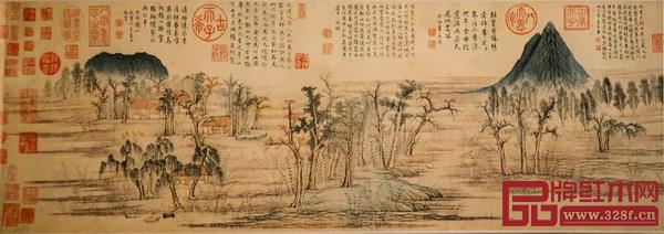 《鵲華秋色圖》 《鵲華秋色圖》