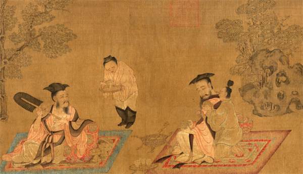 唐 孫位 高逸圖 唐 孫位 高逸圖
