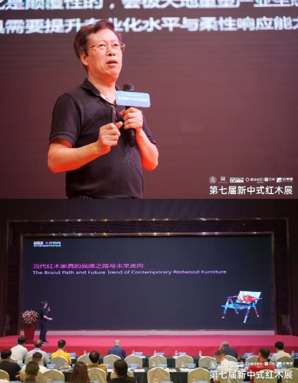 深圳家具研究開發院院長、南京林業大學博士生導師許柏鳴帶來《當代紅木家具品牌之路與未來走向》主題分享 深圳家具研究開發院院長、南京林業大學博士生導師許柏鳴帶來《當代紅木家具品牌之路與未來走向》主題分享