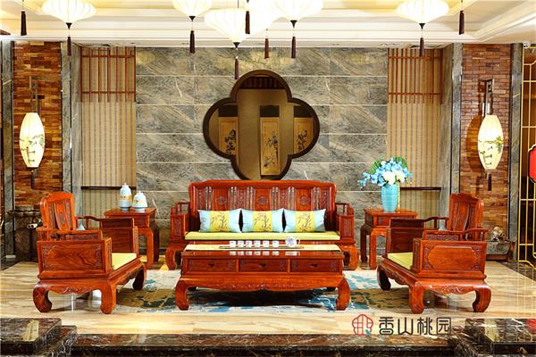 香山桃園 | 三種方式擺放紅木沙發(fā)，讓客廳成為“最佳門面”！