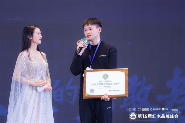 榮耀見證，海強紅木總經(jīng)理馬愷強接受央視主持人采訪（附視頻）