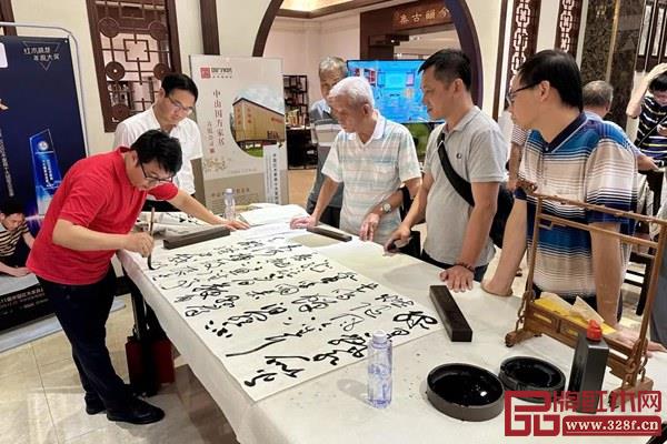 沙溪書法協會即場賦詩揮毫 沙溪書法協會即場賦詩揮毫