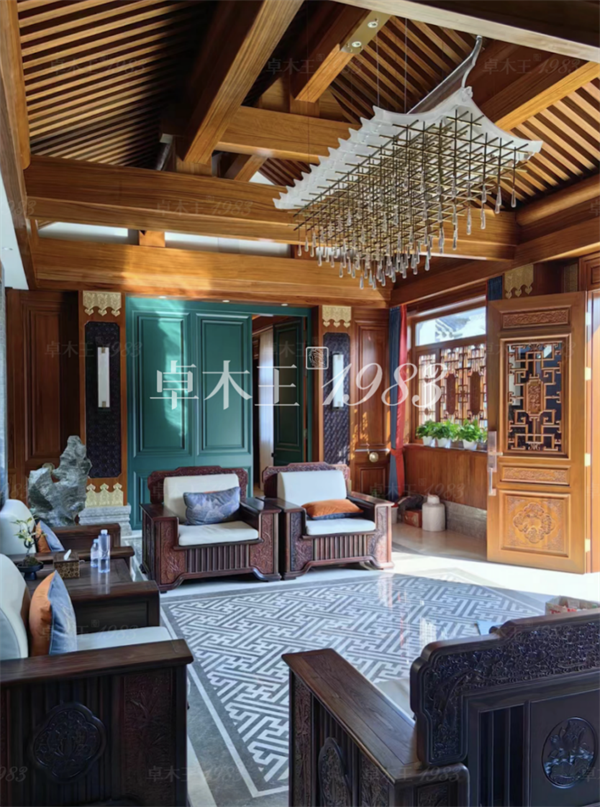 卓木王中式高定家居案例:北京·禧悅合院 卓木王中式高定家居案例:北京·禧悅合院
