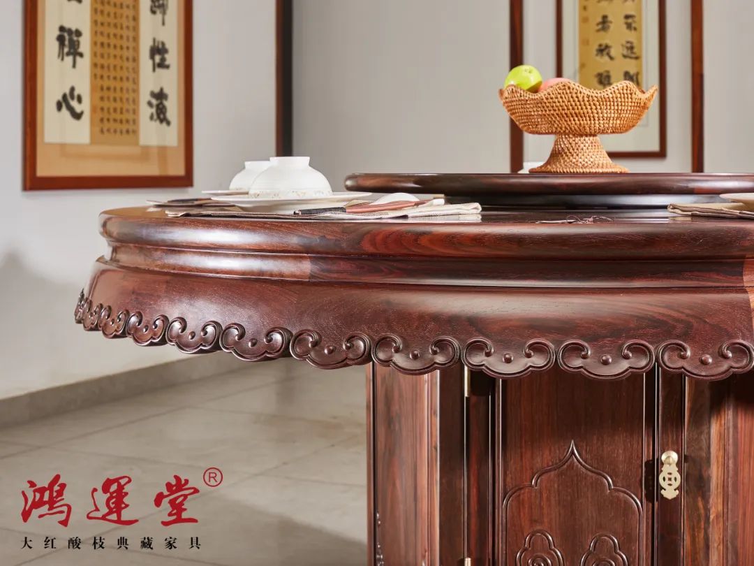 元旦特輯 | 一張紅木餐桌，為相聚添“好味”！