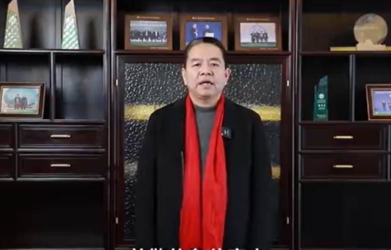 國祥紅木董事長張國強向全國家具人拜年
