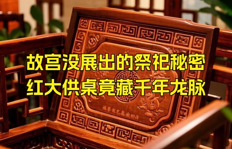 原來紅木供桌是明清頂流奢侈品！
