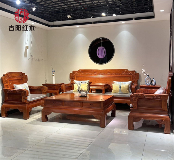 東陽緬甸花梨品牌哪家好？古陽紅木打造的緬甸花梨家具工藝如何？