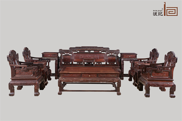 《波記家具·大紅酸枝八寶如意沙發(fā)》 《波記家具·大紅酸枝八寶如意沙發(fā)》